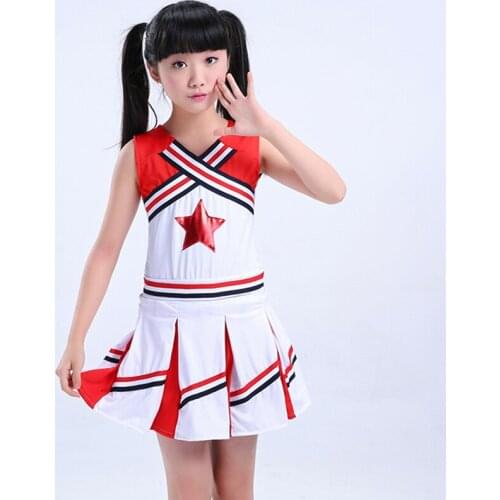 Girl Hip Hop Jazz Dance Clothes Kids Campus Sport Meeting Cheerleading Team Performance Outfit Kids Street Dance Costume Suit