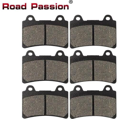 Road Passion Motorcycle Front and Rear Brake Pads for YAMAHA XVZ1300L Royal Star Tour Deluxe XVZ1300 Boulevard 1999 2000 2001