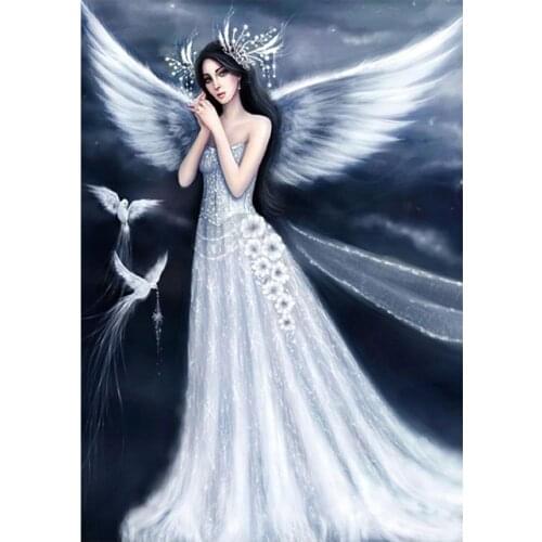 5D DIY diamond painting beauty character cross stitch angel diamond embroidery girl landscape diamond mosaic home decoration