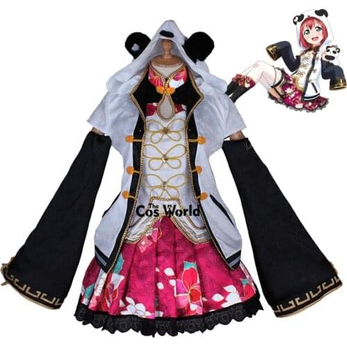 LoveLive!Sunshine!! Aqours Kurosawa Ruby Cheongsam Awaken Coat Tops Dress Uniform Outfit Anime Cosplay Costumes