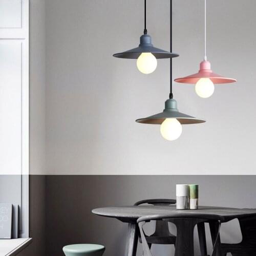Nordic Iron Restaurant Pendant Lights Bar Table Coffee Shop Hanging Lamp Bedroom Bedside Living Room Decoration Kitchen Lighting