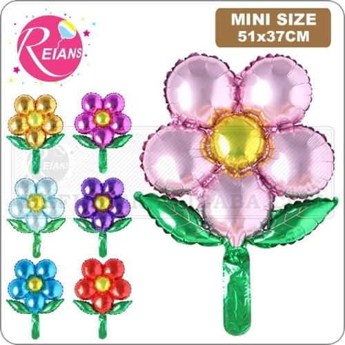 Foil Balloon flower Anniversary activity Wedding Birthday Party Decoration Inflatable Air Balloon for wedding decoration globos
