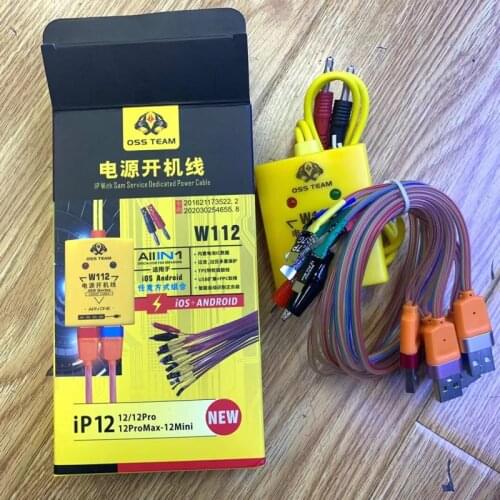 W112 DC Phone Service Dedicated Power Cable for iPhone 5- 12 Pro Max for Android phones