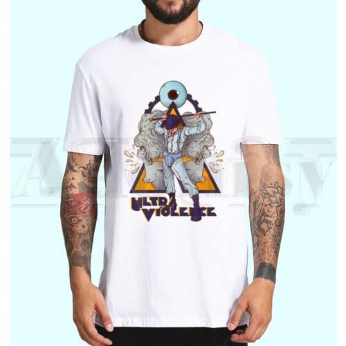 Clockwork Orange Alex Movie Printed T Shirts Spring Tops Tees Men Women Short Sleeve Casual T Shirt