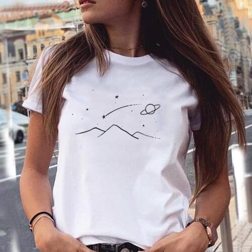 Women T-shirts 90s Camper Tripe New Sweet New Graphic Print Female Stylish Fashion Cartoon Summer T Top Shirt Tee T-Shirt