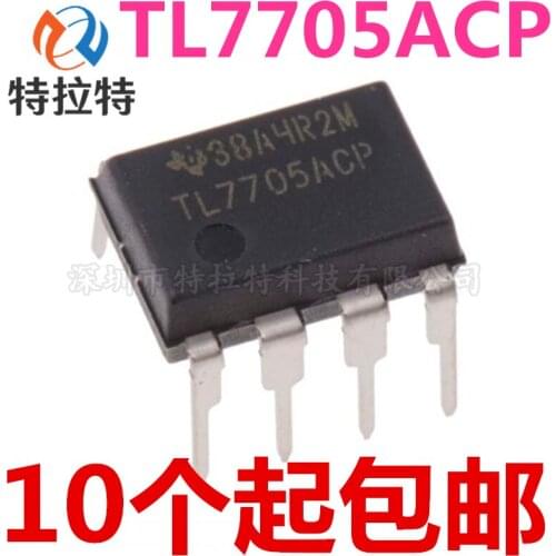 10pcs/lot Tl7705acp Tl7705 Dip-8 Monitoring Circuit Chip IC Brand New & Original
