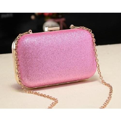 2021 Fashion Women Evening Clutch Bag Sequin Clutch Female Crystal Clutch Wedding Purse Party Banquet Black/gold Silver Bag