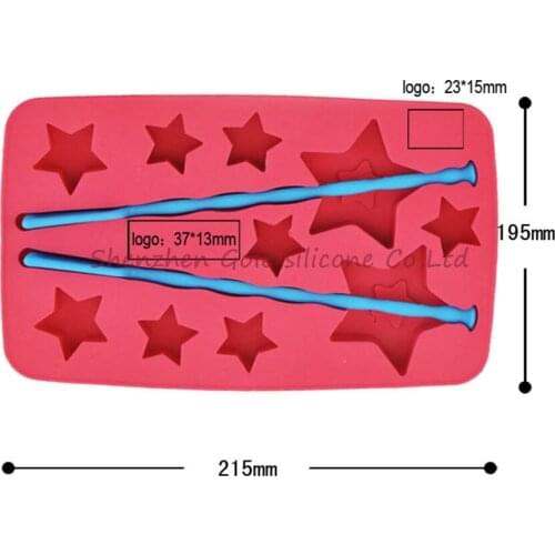 50pcs/lot Factory direct multi-purpose modeling ice box Luo Hasi Lucky - Creative new exotic ice mold silicone ice trays