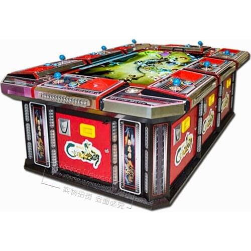 8 Persons Play Gambling Fish Shooting Game Machine Fish Hunter Video Table Tickets Redemption Games Amusement Arcade Machine