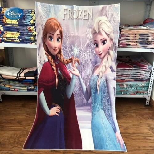Disney Frozen Elsa Anna Bath Towel Girls Boy Baby Children Cartoon Minnie Spiderman Children Beach Towel Swimming Spa Bath Towel