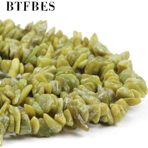 BTFBES Chuncheon jade 4-10MM Irregular Gravel bead Wholesale spacers loose For Handmade bracelet Charm Accessories DIY