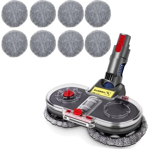 Electric Wet & Dry Mop Cleaning Head Mop Floor Head Brush For Dyson V7 V8 V10 V11 Wireless Vacuum Cleaner Accessories