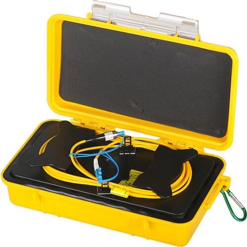 FTTH FC UPC-LC UPC Connectors 500/1000/2000meter Optical Fiber OTDR Launch Cable Box