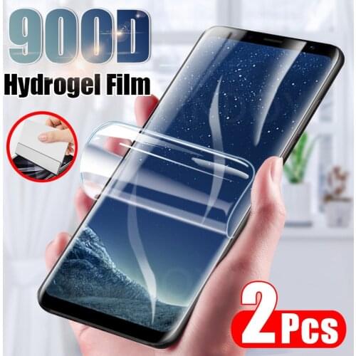 2Pcs Hydrogel Film For Samsung Galaxy S8 S9 S10 S20 Plus Note 8 9 10 Screen Protector For Samsung Note 20 Ultra Film Not Glass