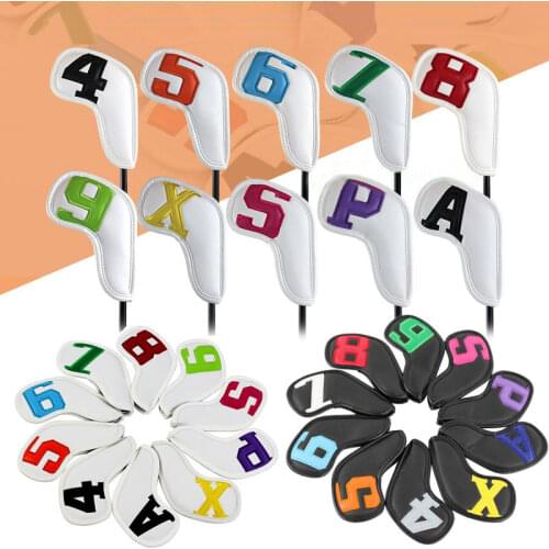 Golf irons Cover irons Clubs PU Leather Golf Headcover golf accessory