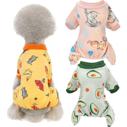 Pet Dog Jumpsuit Puppy Cat Dog Costume Cotton Dog Clothes Soft Pullover Dog Shirt Half-high Collar Dog Clothes #2