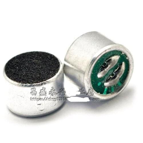9767 microphones microphone 9.7*6.7mm The recording head 9.7x6.7mm The sensitivity of 58 electret microphone