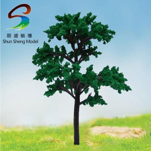 9CM Model Plastic Trees For Railroad House landscape Scene Scenery