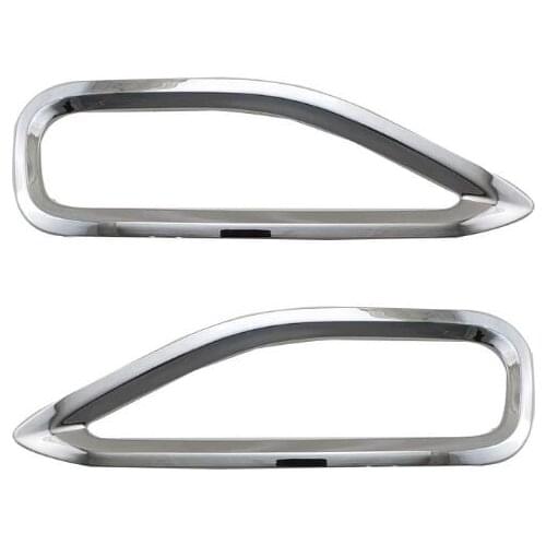For Toyota Fortuner 2015-2018 AN6 Fog lamps cover Trim ABS Chrome Rear fog light cover car-styling accessories