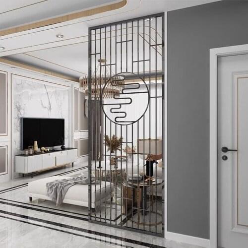 Stainless Steel Screen Modern Minimalist Living room Dining room Bedroom Decoration Partition SUS 304