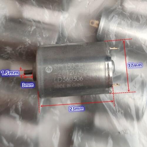 Brand new 130 DC motor RF-130CH-20120 6V 17000rpm high speed round motor