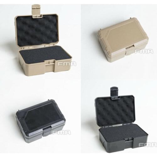 NEW STYLE FMA Tactical Small Plastic Box Storage Case for Accessories BK/DE TB1356