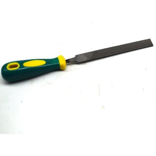 1PCS Metal Flat File Polishing File with Rubber Handle Gold Silver Jewelry Tool and Equipment 6/8/10/12inch