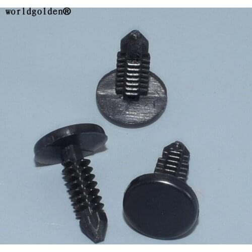 Worldgolden 100pcs plastic clip Weatherstrip Fastener for GM#20413107 Ford#388246S AMC#4006516