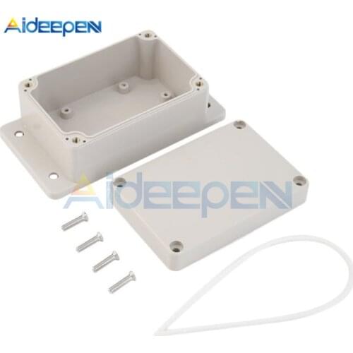 100x68x50mm Durable ABS Plastic Dust Waterproof Electronic Project Box Gray DIY Enclosure Instrument Case Electrical Supplies