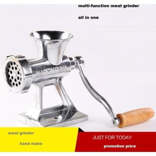 Hand-make meat grinder family daily use Multi-function sausage machine filler Household hand stir garlic manually