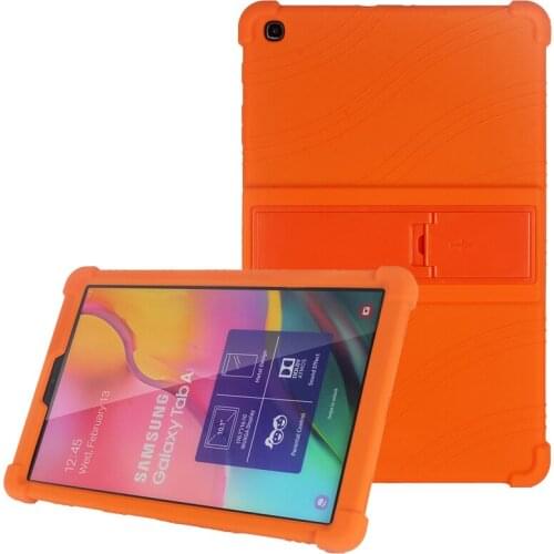 Silicone Cover Kids Case for Samsung Galaxy Tab A 10.1 2019 SM-T510 8.0 11 S7 Plus 12.4 S6 Lite 10.4 P610 S5E 10.5 T720 A7 T500