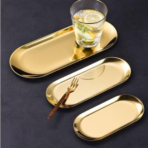 18.5X8.5CM Salad Fruit Tray Thickened 304 Metal Cigarette Roller Paper weed Tray Cigarette Smoking Rolling Tray