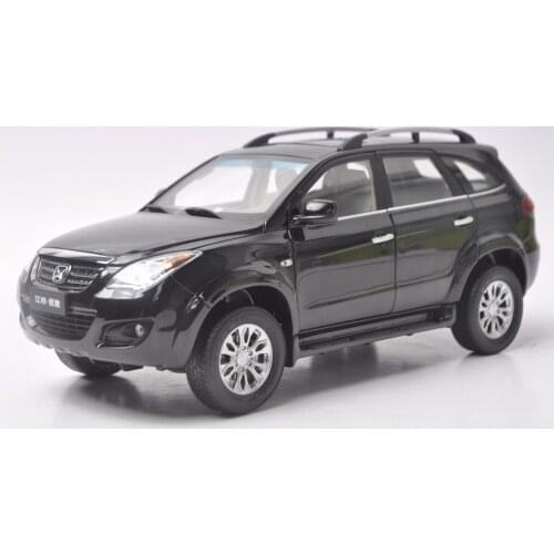 1:18 Diecast Model for JMC Yusheng Black SUV Alloy Toy Car Miniature Collection Gift China Brandjmc