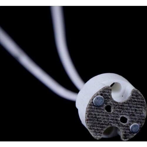 1pc/5pcs/10pcs 220V 2A MR16 GU5.3 Base Socket Wire Connector Led Lamp Ceramic Holder