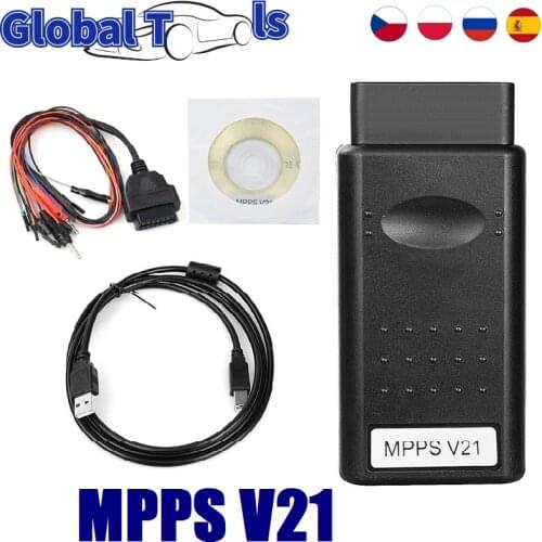 10PCS/LOT MPPS V21 ECU Chip Tuning MPPS V16 Diangostic Interface MPPS For EDC15 EDC16 EDC17 Remap Cable MPPS V13 CAN Flasher
