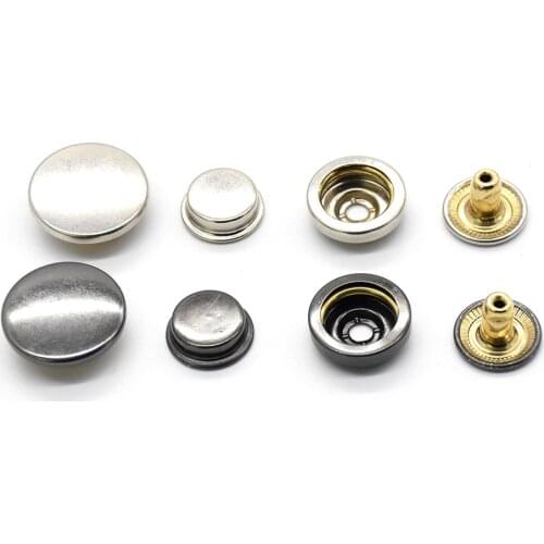 100set brass snap fasteners.Clothing accessories Sewing snaps buckleEnvironmentally friendly high quality buttonsDown jacket
