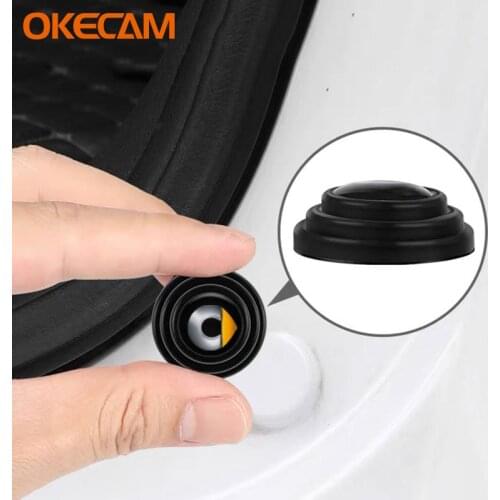 4X Car Door Shock Absorbing Gasket For Smart Fortwo Forfour 451 453 450 452 454 Roadster Coupe Crossblade Cabrio City-Coupe