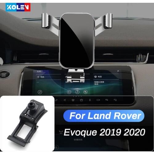 Car Mobile Phone Holder For Land Rover Range Rover Evoque 2019 2020 Gravity Bracket Auto Air Vent Mount Special Navigation Stand
