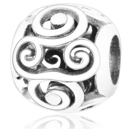 925 Sterling Silver Openwork Charms Fit Original Pandora Charms Silver 925 Bracelet Charm Women Fashion Jewelry Berloque