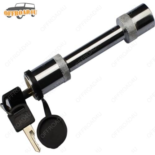 Hitch Coupler Lock with key Hitch Pin Lock Towing Caravan Receiver Lock Tow Hitch Trailer arm kit Tow Ball Trailer parts 4WD