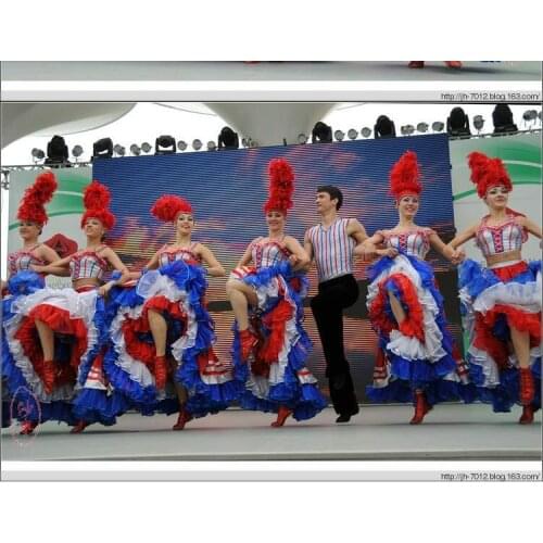 New Spanish dance dress Women Opening Stage Performance Saba costumes Flamenco