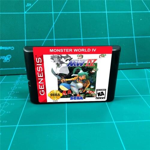 Monster World IV - 16 bit MD Games Cartridge For MegaDrive Genesis console