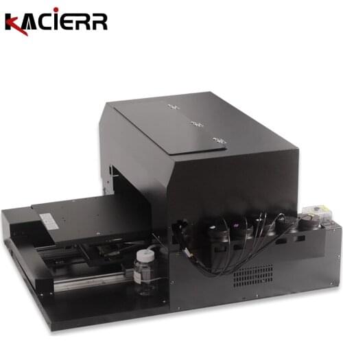 Kacierr UV A3 size flatbed printer home office machine for mobile phone case tshirt clothing pattern printing machine
