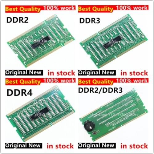 Laptop Motherboard Memory Slot DDR2 / DDR3 /DDR4 Diagnostic Analyzer Test Card SDRAM SO-DIMM Pin Out Notebook LED Tester Card