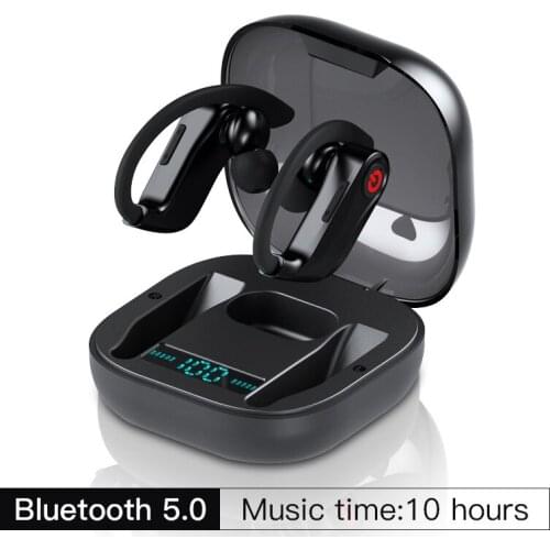 Q62 Earphone Bluetooth Digital Display Handsfree Headphone Sports Earbuds IPX5 Earphones For Mobile Phones Headset