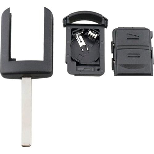 2020 New 2 Button Uncut Blade Remote Car Key Shell for Vauxhall O-pel Corsa Agila Meriva Combo Car Key Case high quality