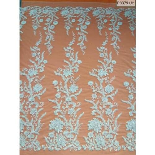 Wholesale Luxury Embroidery Lace Wedding Dress Fabric Nigerian Textile African Trimming Lace 10 Yards/ lot