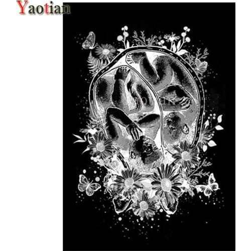 Fetus in the womb Diamond Painting for Doctors clinic wall decor art mosaic painting Diamond embroidery Full square Round