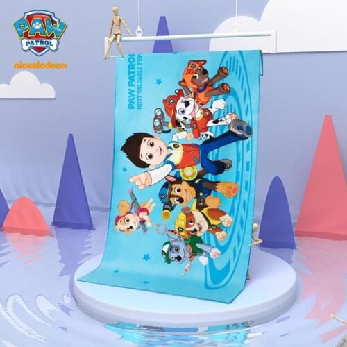 Genuine Paw Patrol Bath Towel Summer Absorbent Beach Towels Light Thin Quick-Drying Sports Towels For Children