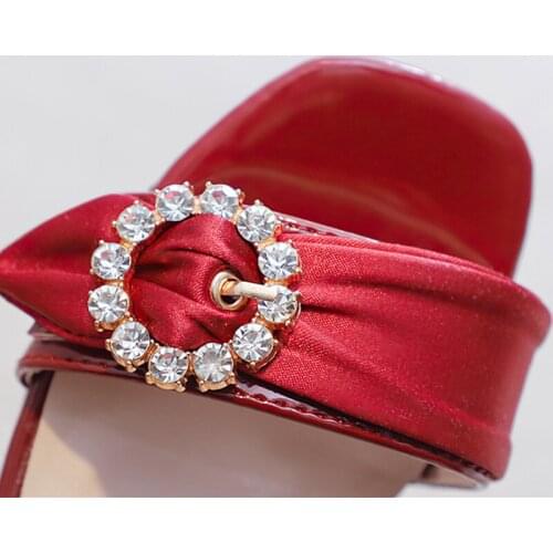 Popular shoes for teenage girl 2020 kids sandal for girl rhinestone beading flower Princess Dresses Party shoes